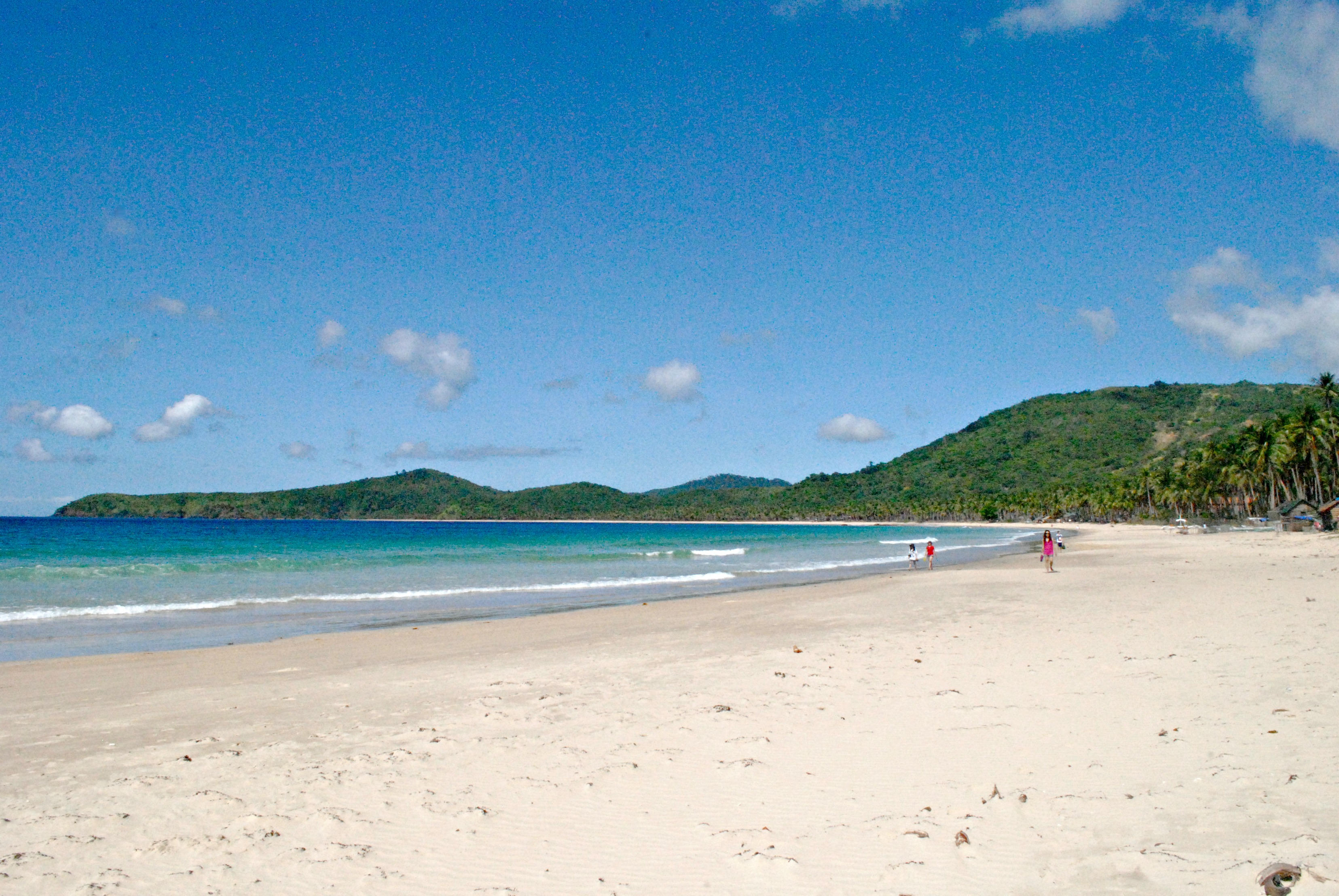 What will greet you - ivory sand and turqoise water!