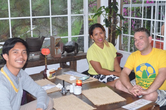 With my new found friends Paul and Pam!