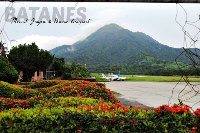 Basco airport with Mount Iraya as its majestic backdrop.