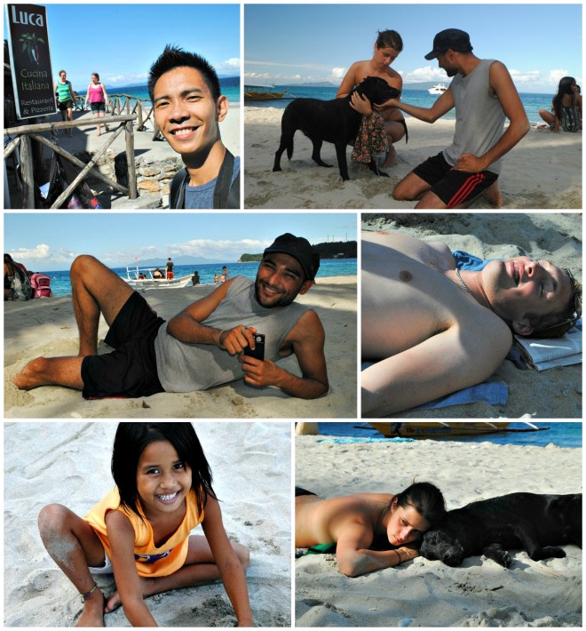 With people I met in Talipanan.