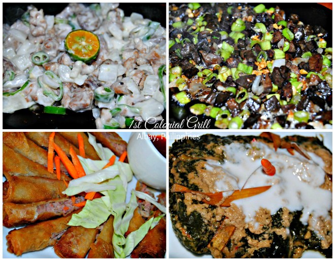 Tuna Sisig - Kadingga (Bicol's Bopis & my personal favorite) - Vegetable Rolls - Pinangat.